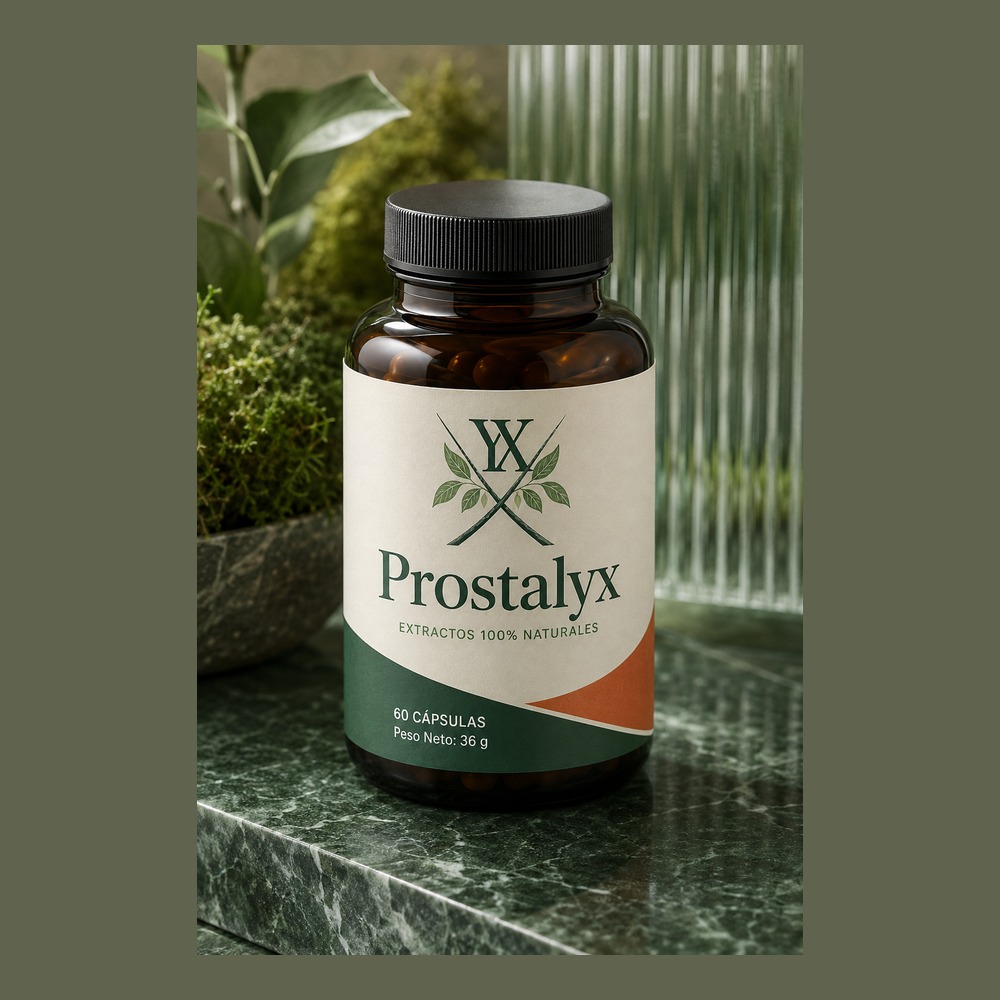 Envase de Prostalyx con etiqueta legible
